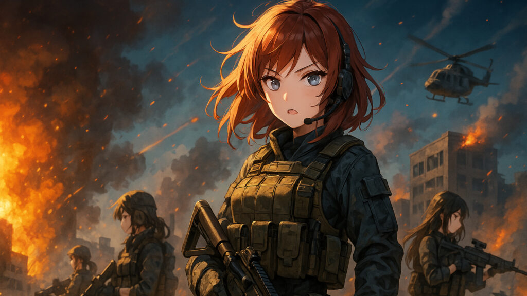 Wallpaper 4K Battlefield 6 – Garotas de Anime